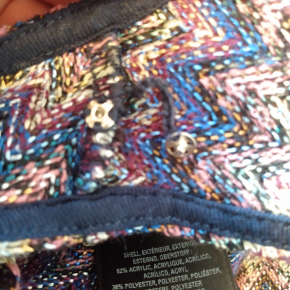 🔴 SALE Maeve Anthropologie Chevron Pattern Knit Sleeveless Dress - Picture 5 of 8